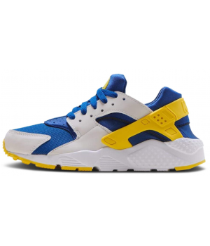 Nike Huarache Run GS Indigo Force Opti Yellow