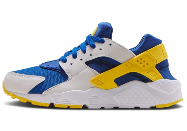 Nike Huarache Run GS Indigo Force Opti Yellow