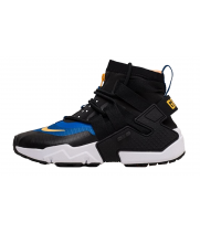 Кроссовки Acronym x Nike Air Huarache черные с синим