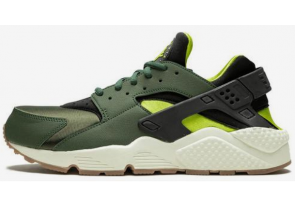 Nike Air Huarache Run зеленые