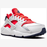 Nike Air Huarache Run белые с красным