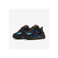 Кроссовки Nike Huarache черные с синим
